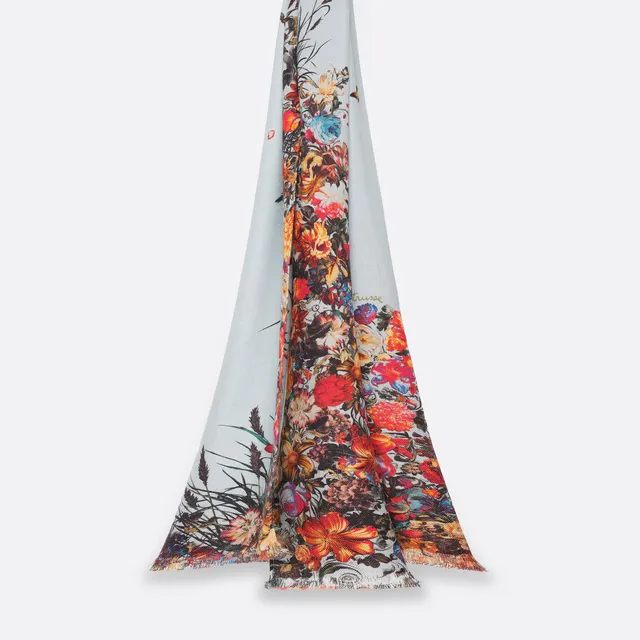petrusse-cascade-bleu-ciel-tole-laine-art image 1