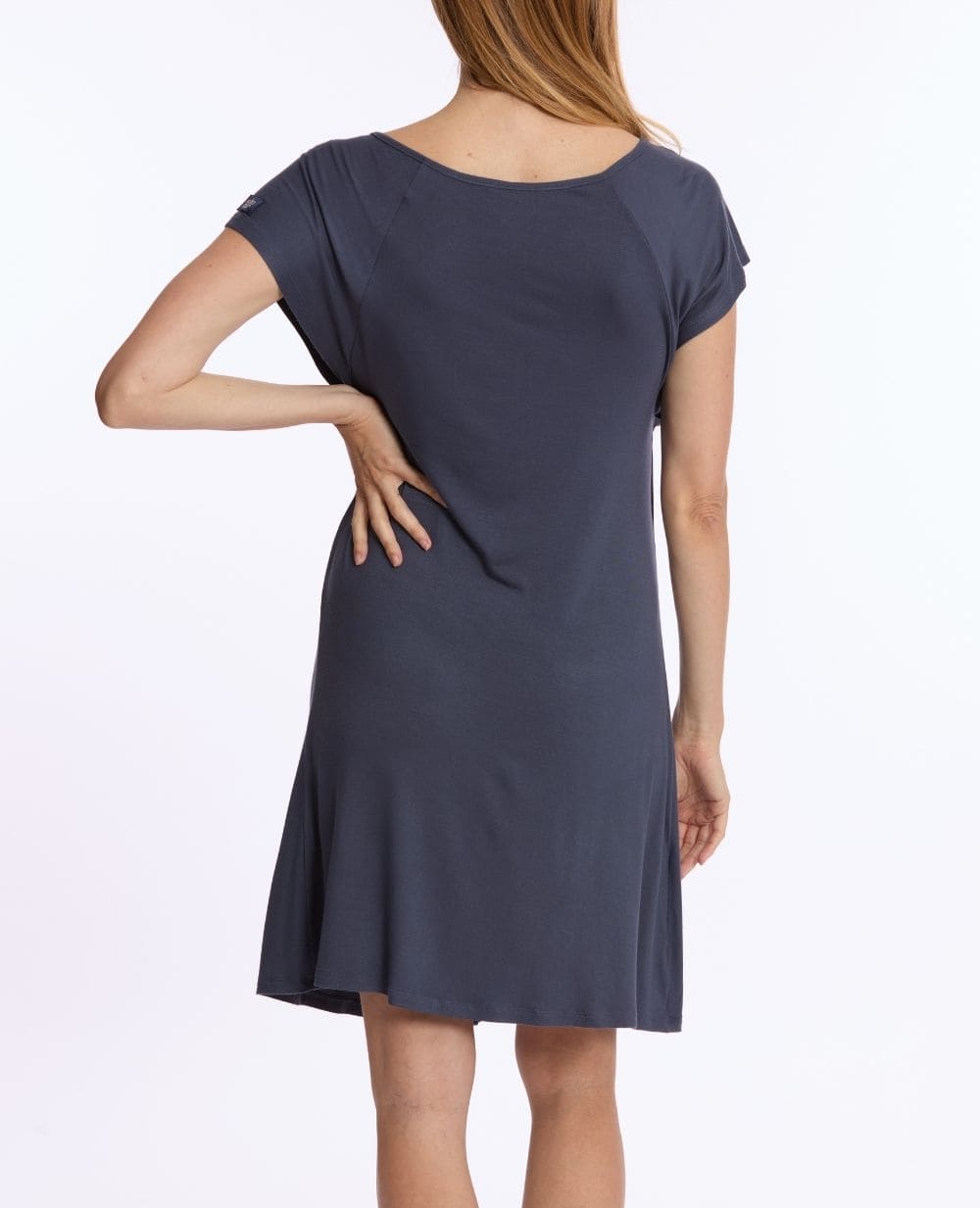 cache-c-ur-louna-chemise-de-nuit-maternit-et-allaitement-bleu-nuit image 4