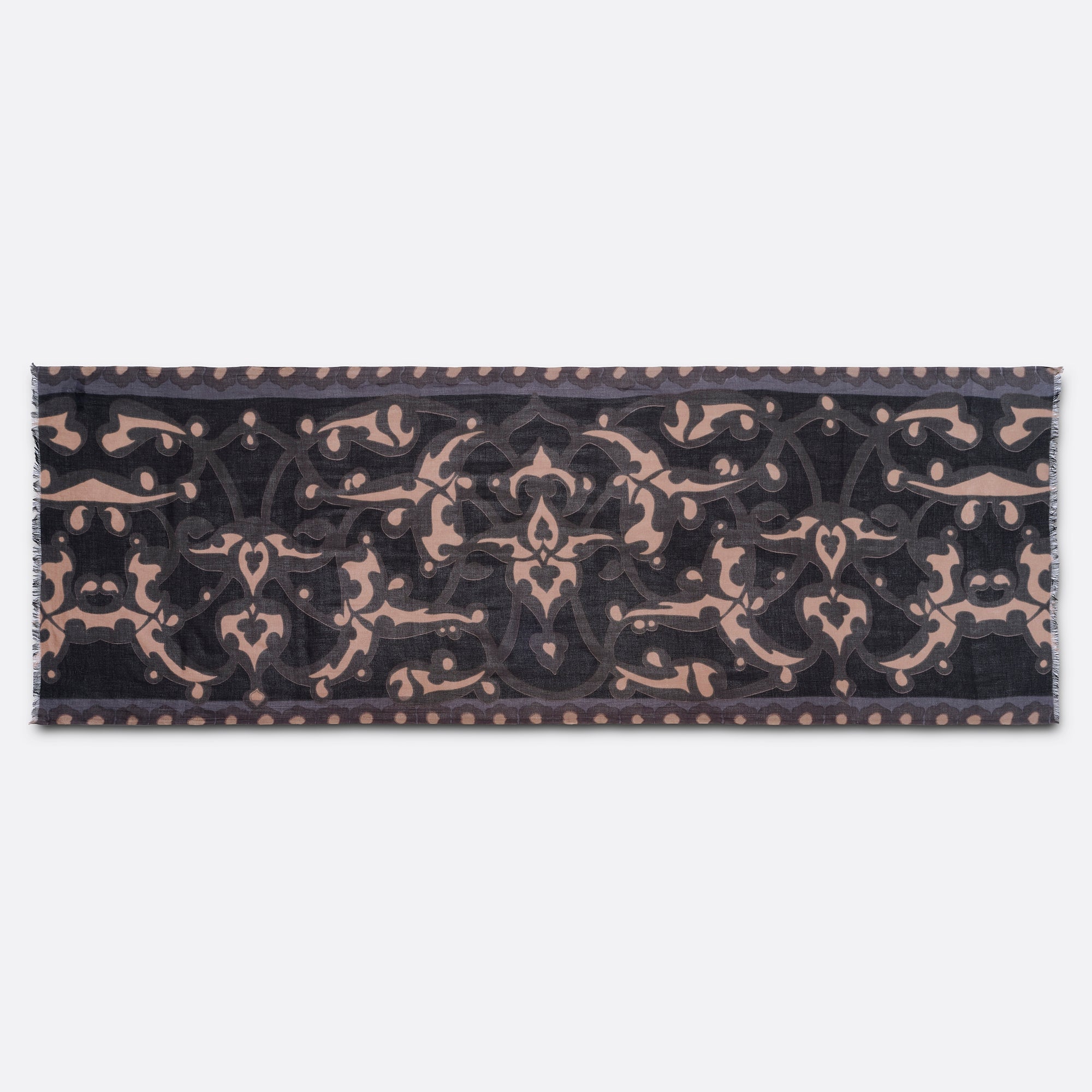 petrusse-volute-anthracite-tole-coton-70x200-cm image 4