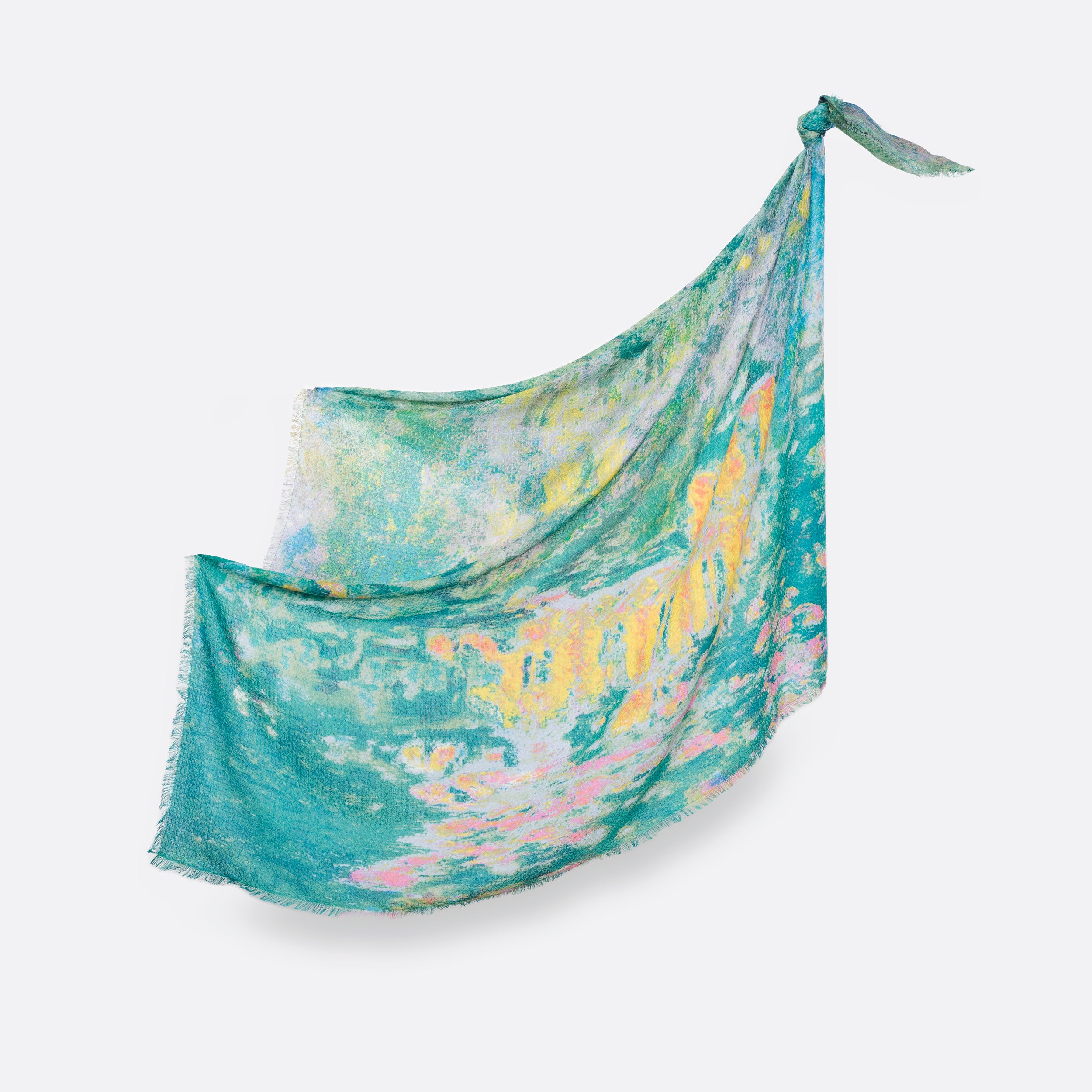 petrusse-gaia-vert-carr-laine-et-soie-120-impressionniste image 2