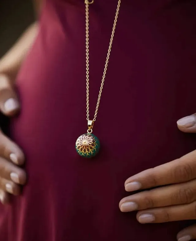 cache-c-ur-bola-de-grossesse-magnolia-multicolore-or-18-carats image 1