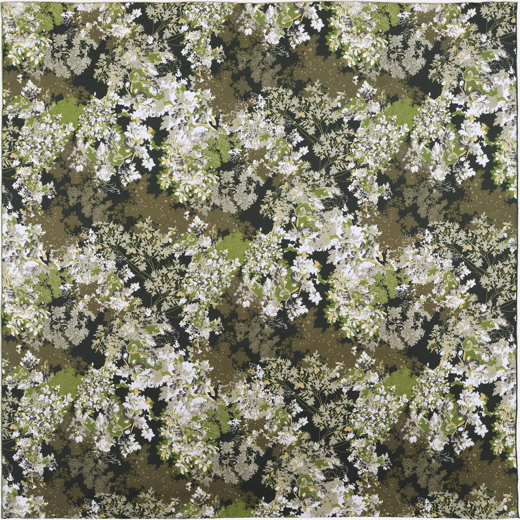 petrusse-carr-soie-90-brume-kaki-twill-de-soie-90x90-cm image 2