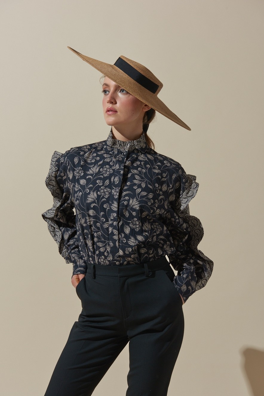 mademoiselle-chapeaux-le-proven-al-chapeau-de-c-r-monie-femme image 2