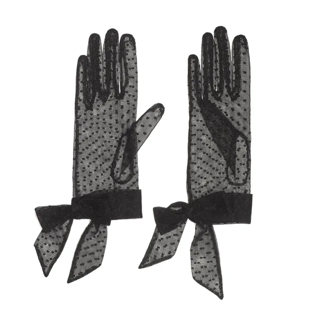 causse-ch-ri-ch-rie-gants-femme-en-tulle-n-ud image 1