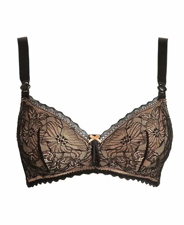 cache-c-ur-iris-soutien-gorge-grossesse-et-allaitement-noir image 1