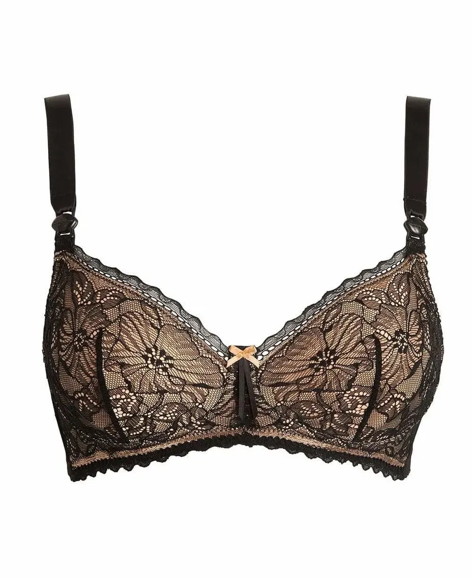 cache-c-ur-iris-soutien-gorge-grossesse-et-allaitement-noir image 1