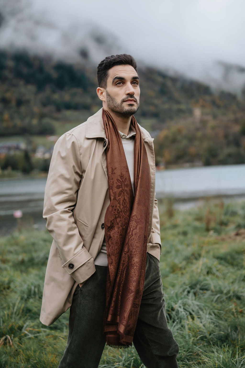petrusse-palma-brun-caramel-tole-jacquard image 6