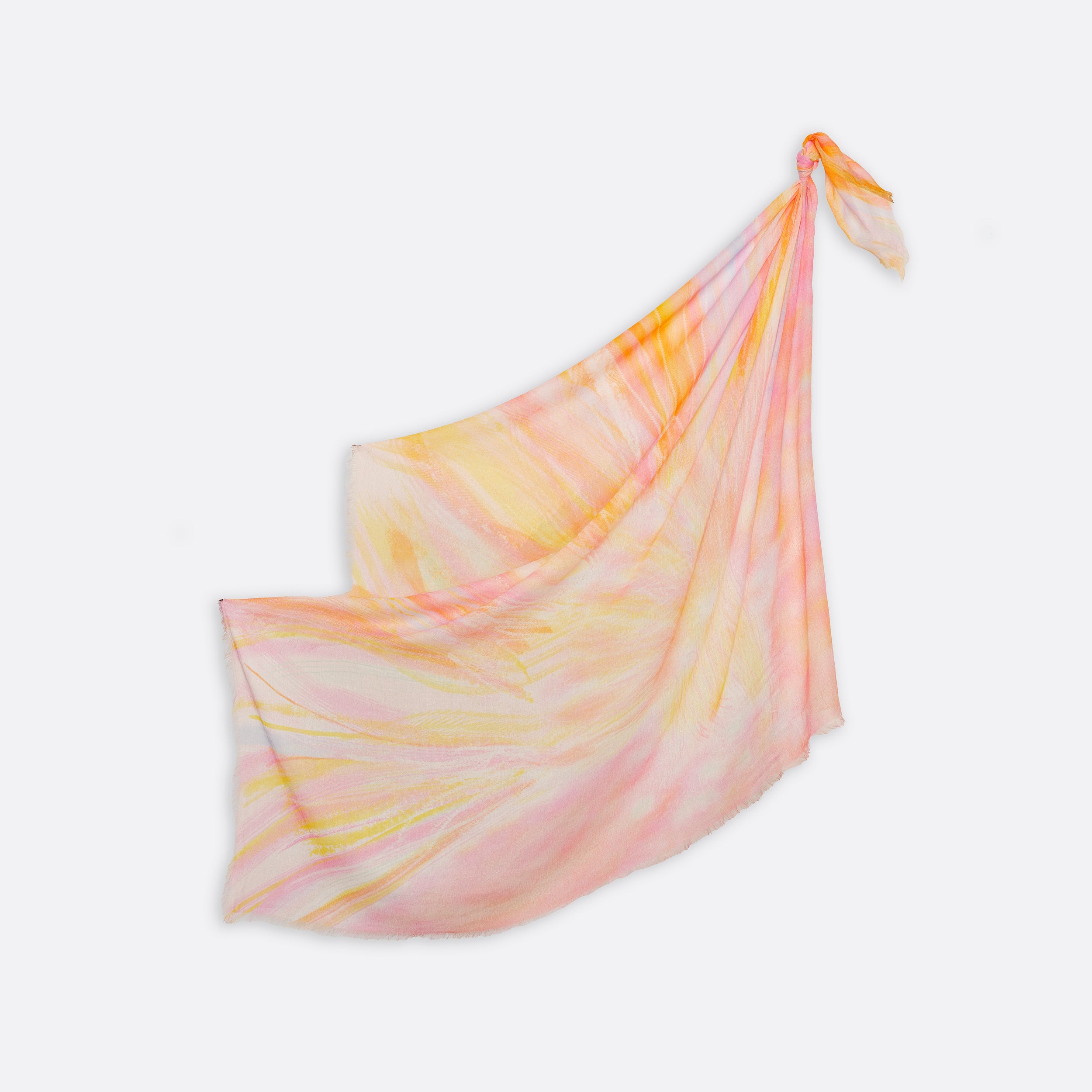petrusse-carr-coton-130-froufrou-rose-charpe-130x130-cm image 3