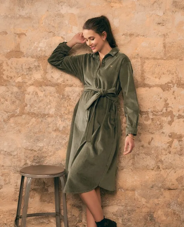 cache-c-ur-jude-robe-de-maternit-kaki image 1