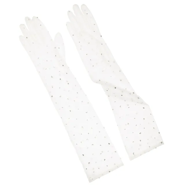 causse-darling-gants-mi-longs-en-tulle-strass-pour-femme image 1