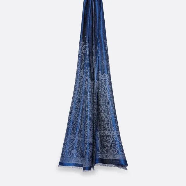 petrusse-palma-dutch-blue-tole-jacquard-soie-et-laine image 1