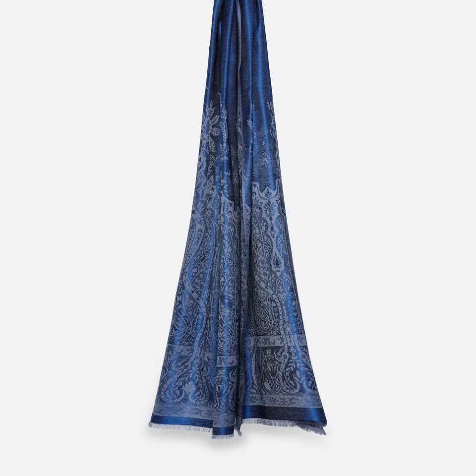 petrusse-palma-dutch-blue-tole-jacquard-soie-et-laine image 1