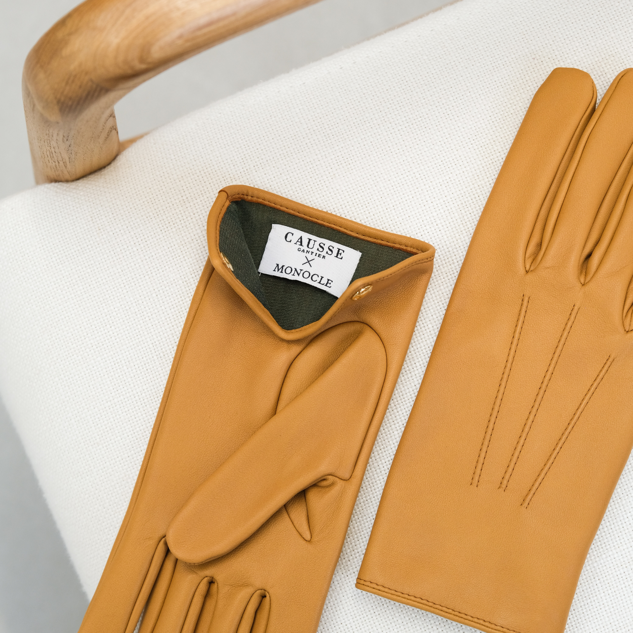 causse-oscar-x-monocle-gants-en-cuir-d-agneau-homme-doublure-soie-verte-dition-l image 4