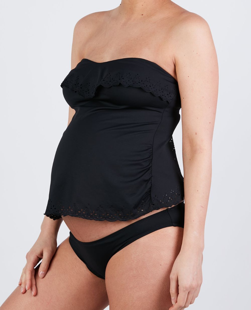 cache-c-ur-bloom-tankini-de-grossesse-noir image 3