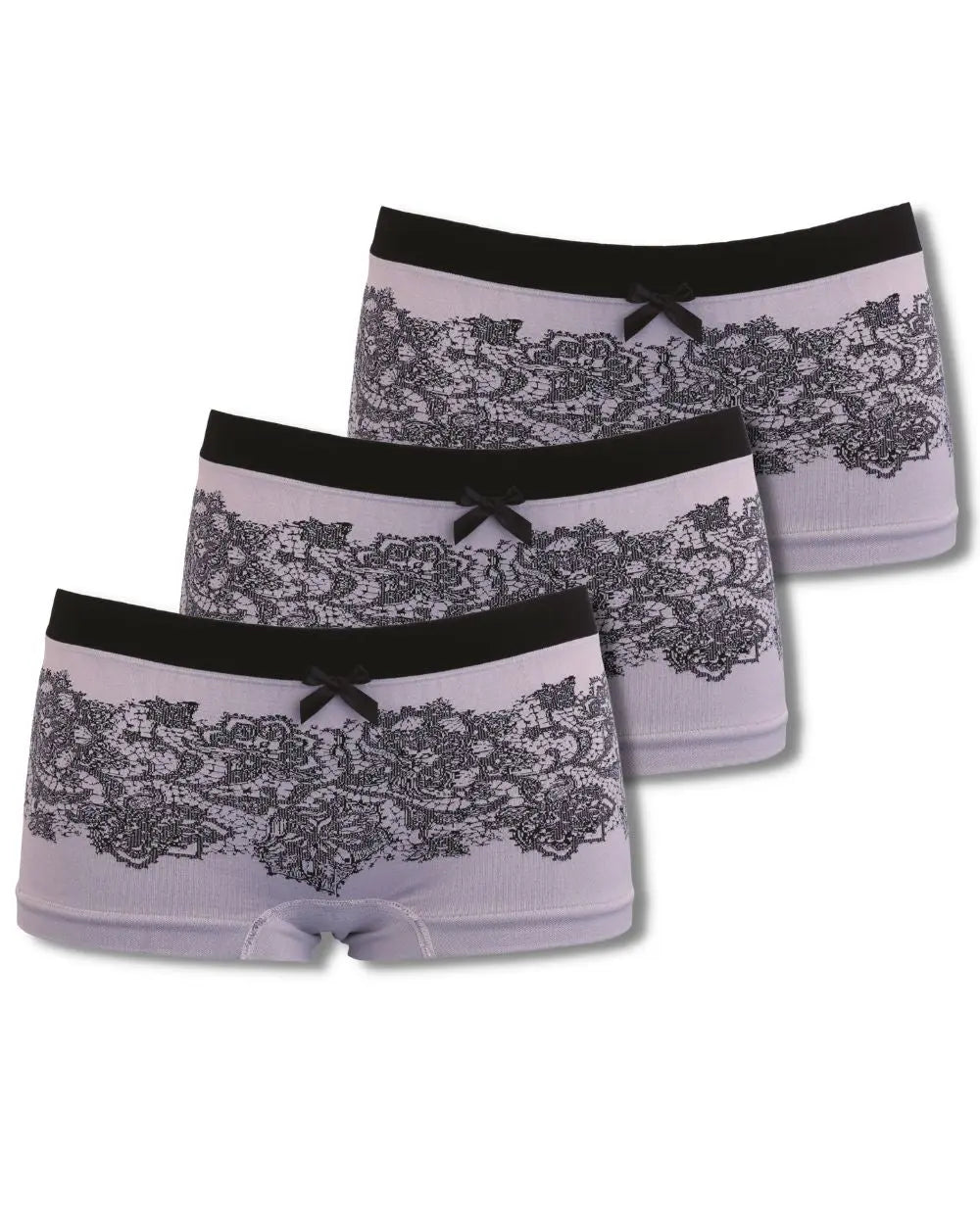 cache-c-ur-illusion-dentelle-lot-de-3-shorty-de-grossesse-vintage image 1