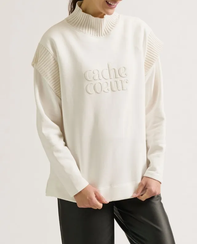 cache-c-ur-harper-sweat-grossesse-allaitement-ivoire image 1