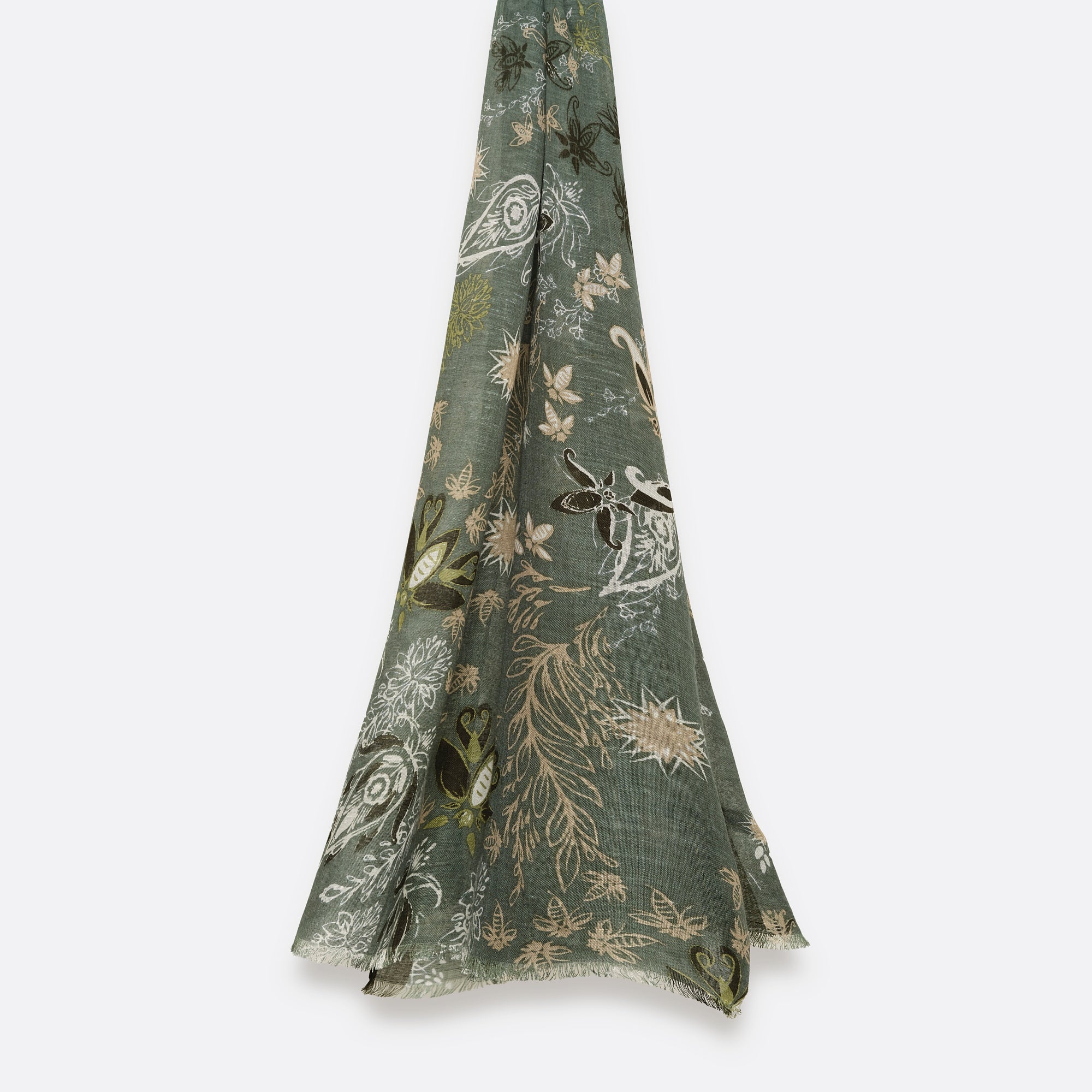 petrusse-art-mis-kaki-tole-lin-modal-motif-palmettes image 2