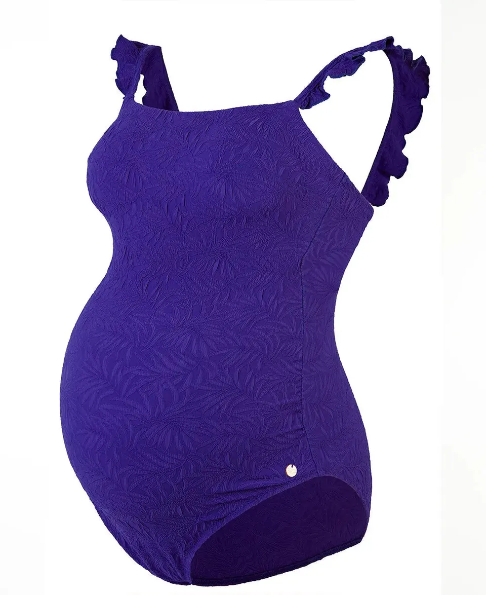 cache-c-ur-maldives-maillot-de-bain-de-grossesse-1-pi-ce-violet image 1