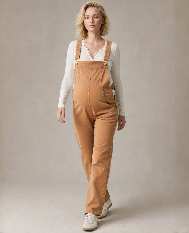 cache-c-ur-andy-salopette-de-grossesse-ample-camel image 1