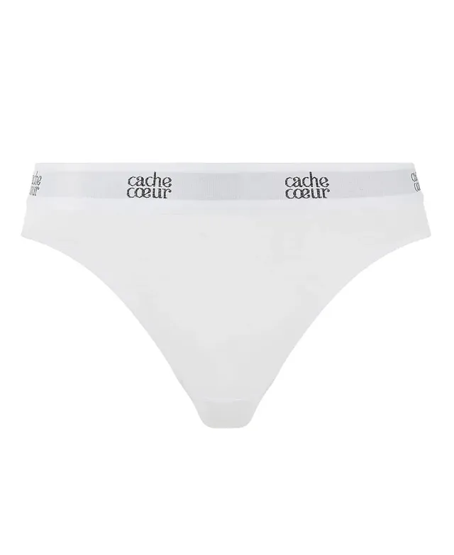 cache-c-ur-life-culotte-de-grossesse-sans-couture-blanc image 1