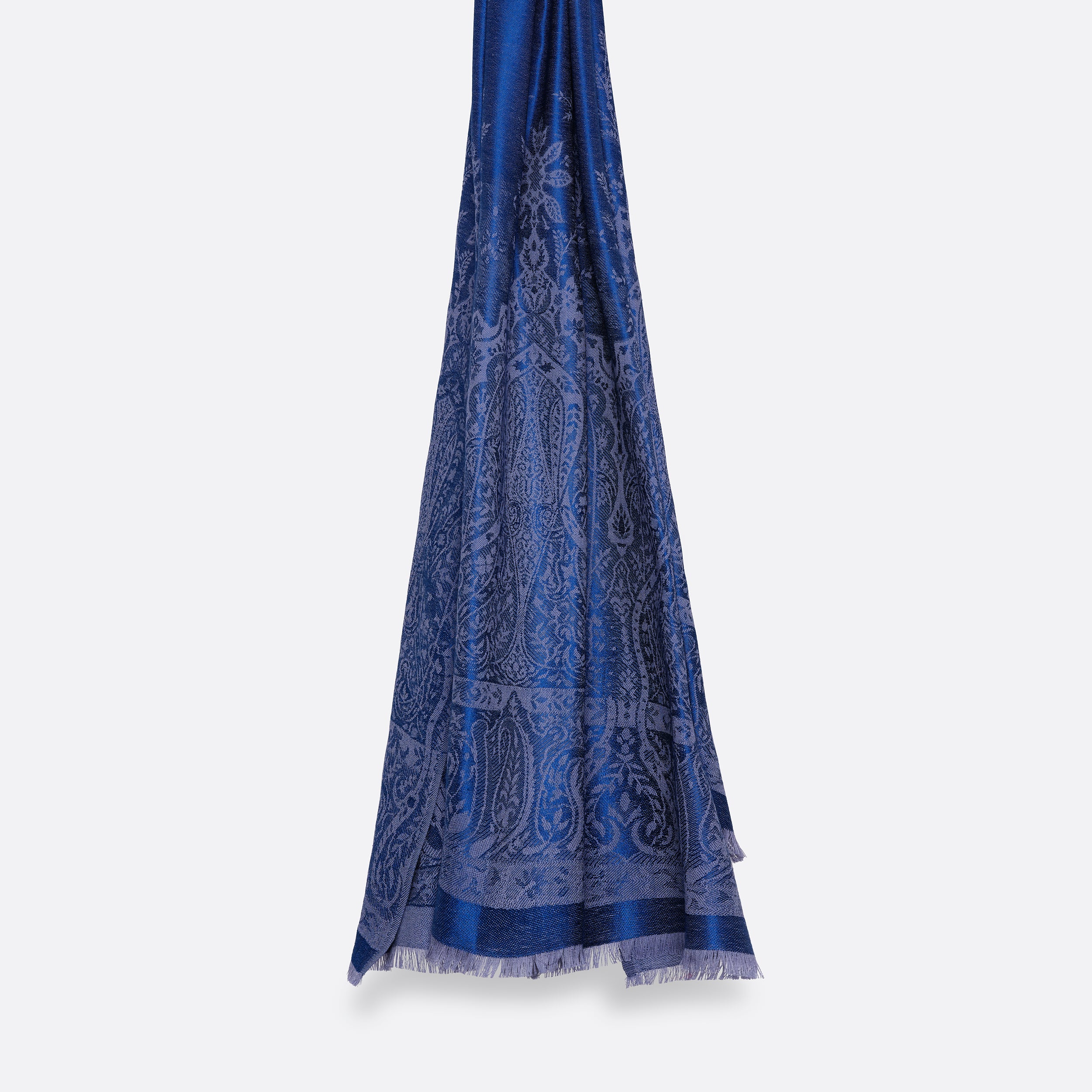 petrusse-palma-dutch-blue-tole-jacquard-soie-et-laine image 2