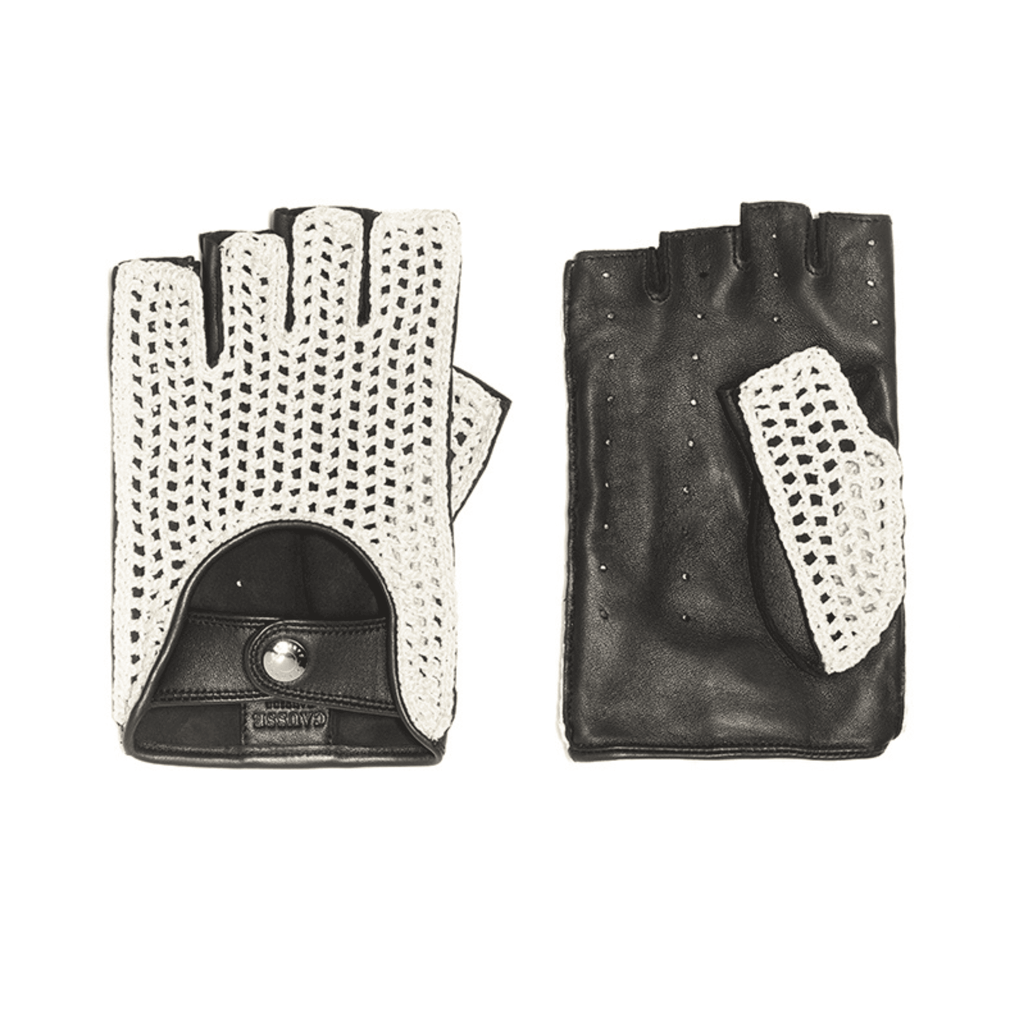 causse-rider-mitaines-de-conduite-en-cuir-et-crochet-pour-homme image 1