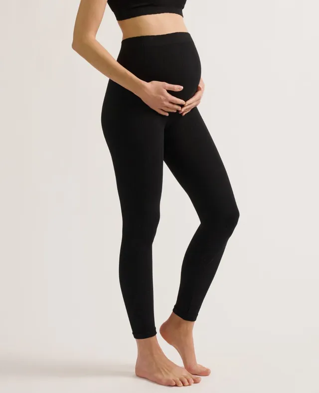 cache-c-ur-zo-legging-de-maternit-c-tel-noir image 1