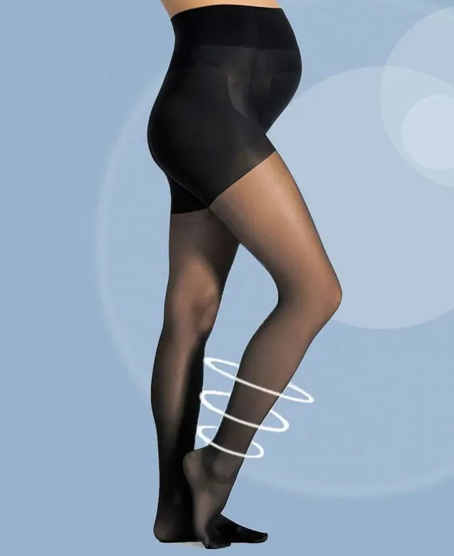 cache-c-ur-activ-light-collant-de-grossesse-noir-30-deniers image 1