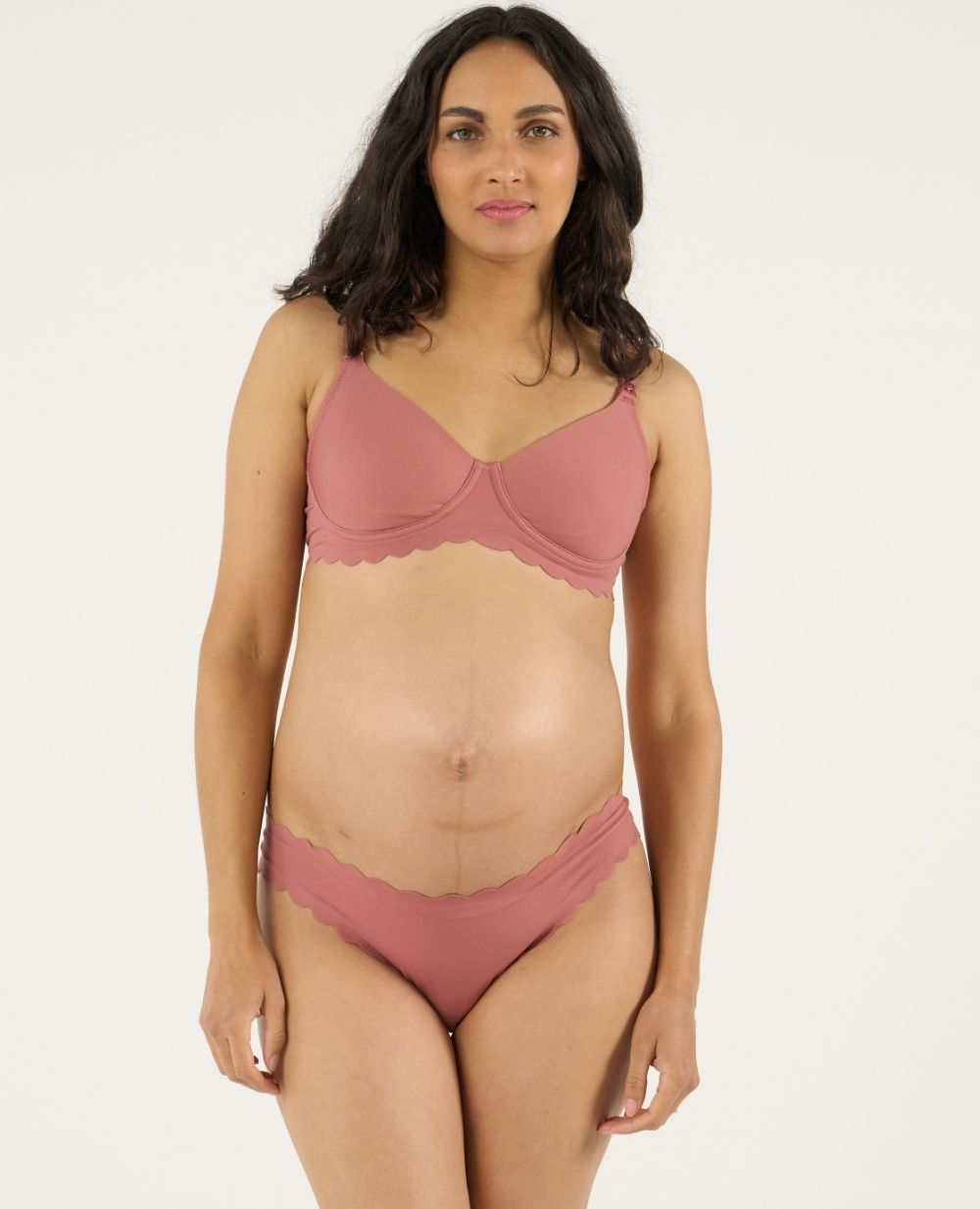 cache-c-ur-skin-tanga-de-maternit-taille-basse-vieux-rose image 7