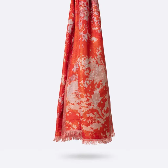 petrusse-mercure-feu-tole-jacquard-100-soie image 1