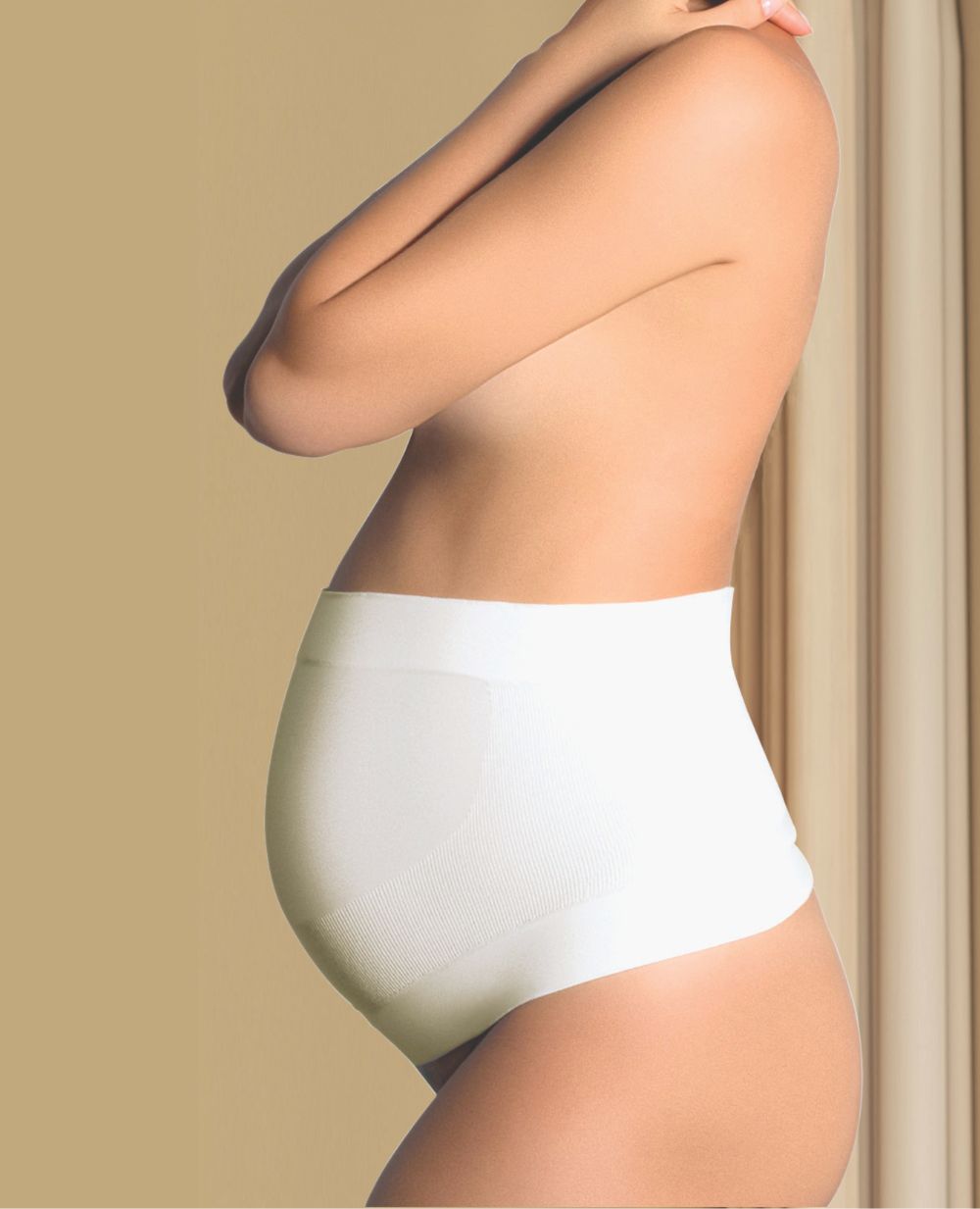 cache-c-ur-organic-ceinture-de-grossesse-sans-couture-naturel image 1