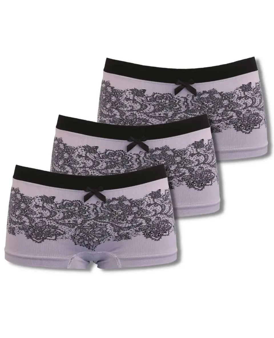 cache-c-ur-illusion-dentelle-lot-de-3-shorty-de-grossesse-vintage image 1
