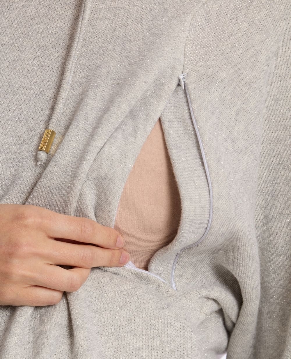 cache-c-ur-billie-sweat-capuche-de-grossesse-et-d-allaitement-gris image 6