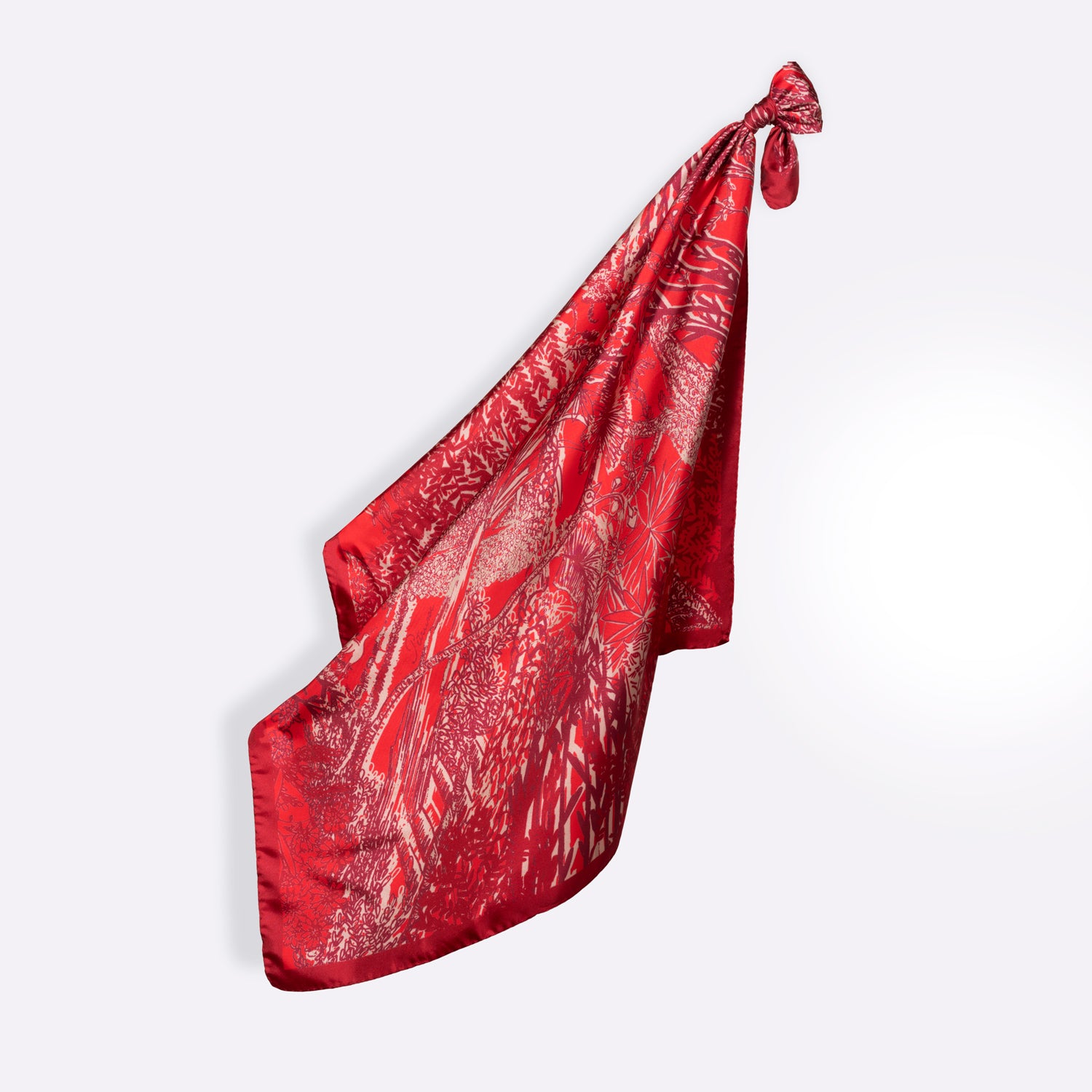 petrusse-carr-soie-90-eve-rouge-foulard-jungle image 2