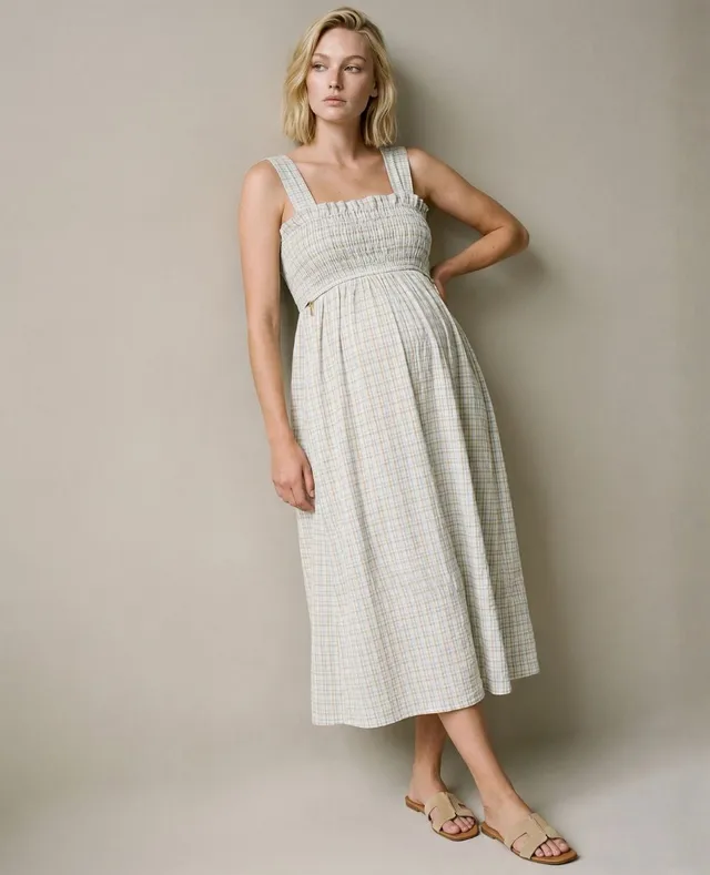 cache-c-ur-robe-d-allaitement-alice-multicolore-vichy image 1