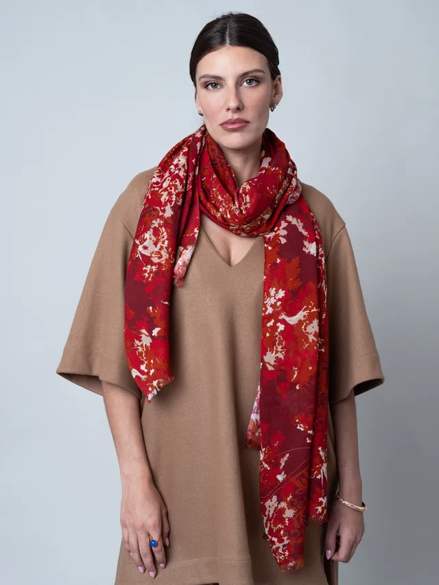 petrusse-brahma-rouge-tole-coton-franges image 1