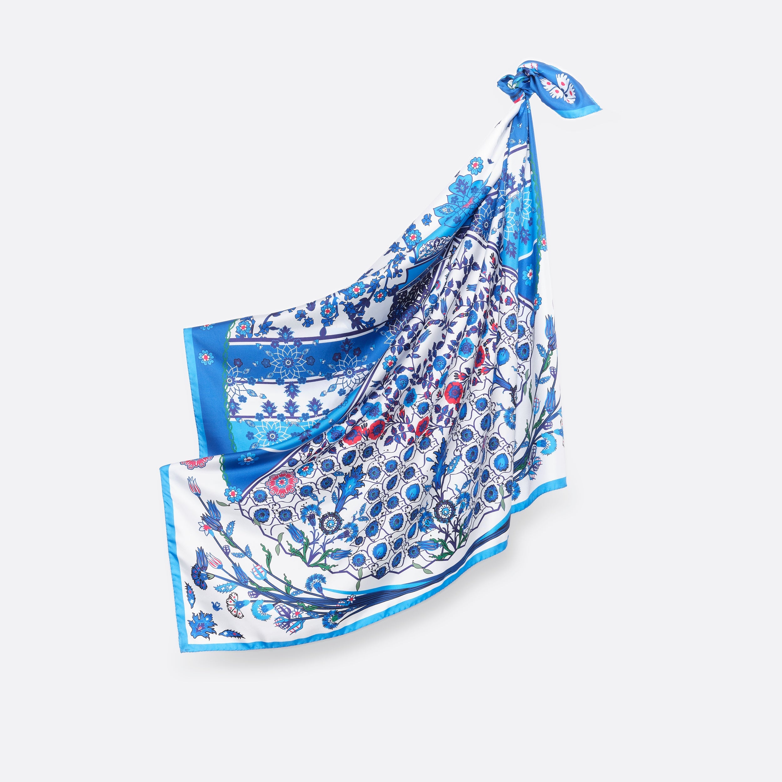 petrusse-carr-soie-90-iznik-bleu-foulard-soie-art image 2