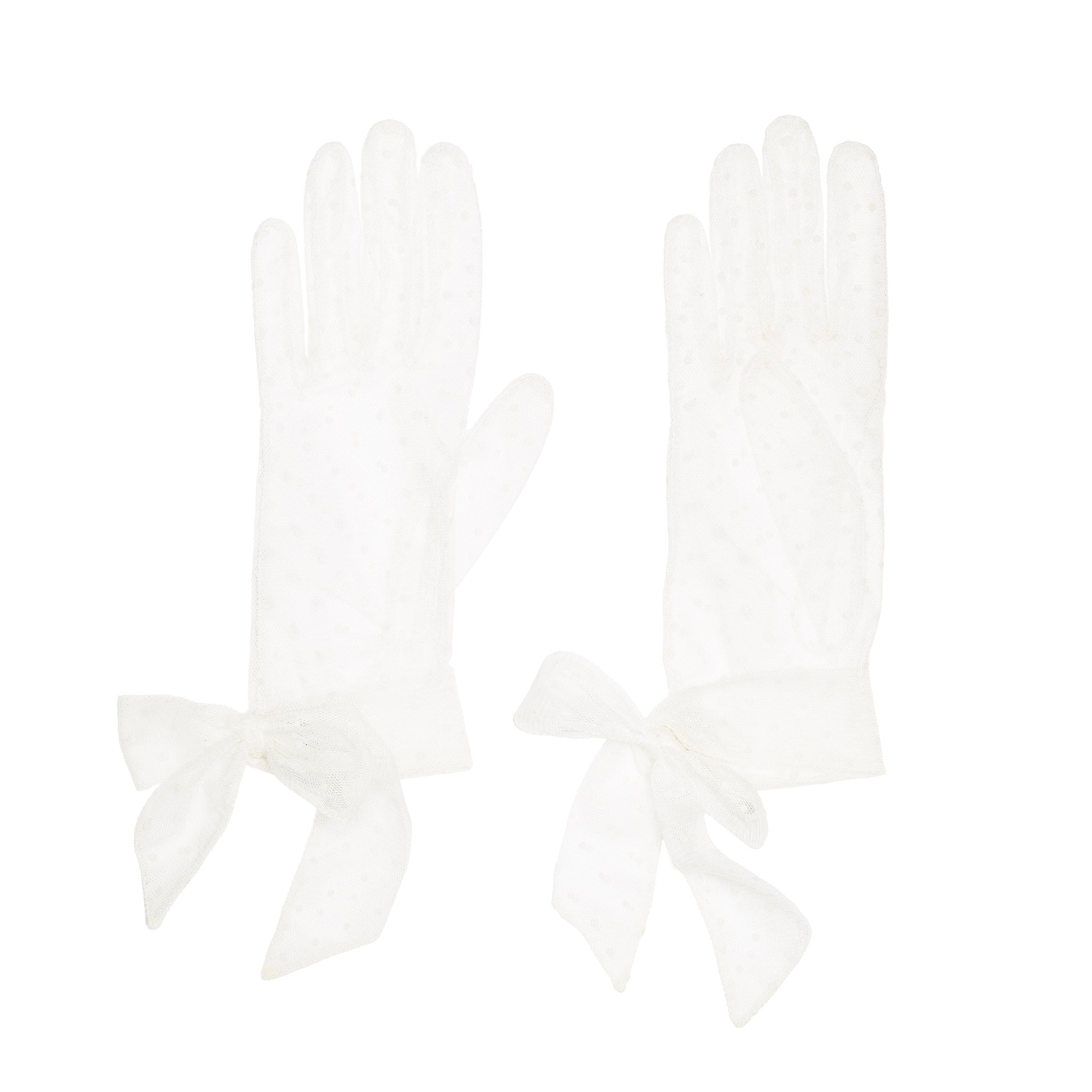 causse-ch-ri-ch-rie-gants-en-tulle-femme-pois-couture-n-ud-poignet-mariage image 1