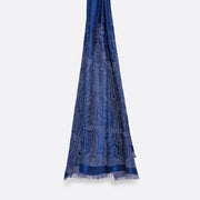 petrusse-palma-tole-jacquard-bleu-hollandais image 2