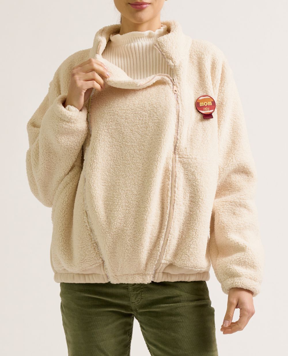 cache-c-ur-sasha-veste-polaire-de-grossesse-et-portage-mixte-beige image 7