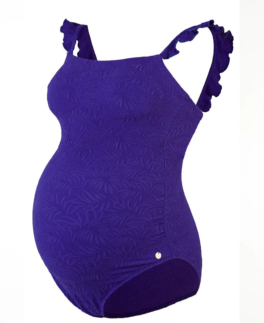 cache-c-ur-maldives-maillot-de-bain-de-grossesse-1-pi-ce-violet image 1