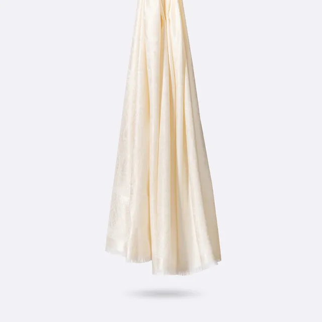 petrusse-palma-tole-blanc-jacquard-soie-laine image 1