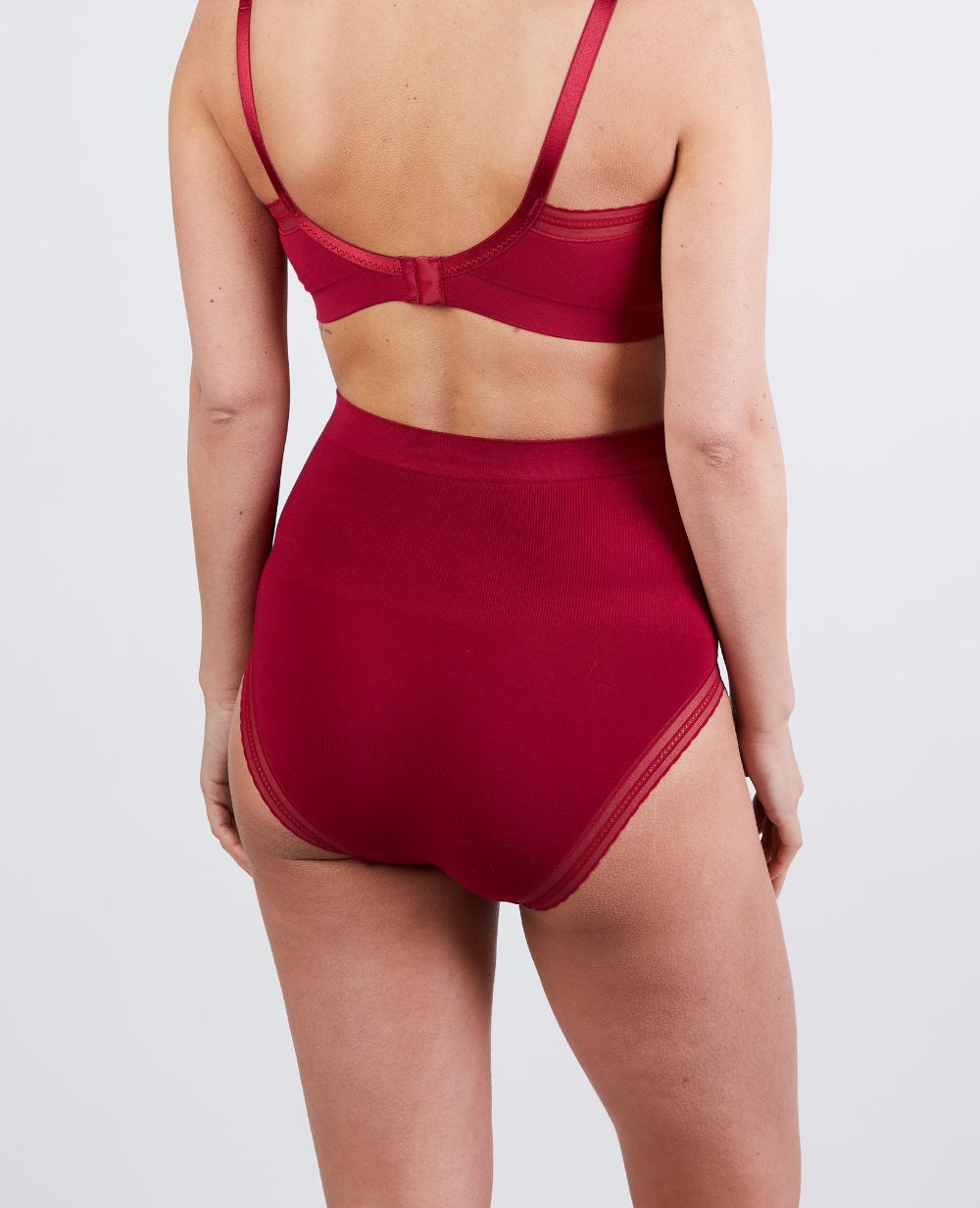 cache-c-ur-milk-maxi-culotte-de-grossesse-sans-couture-bordeaux image 3