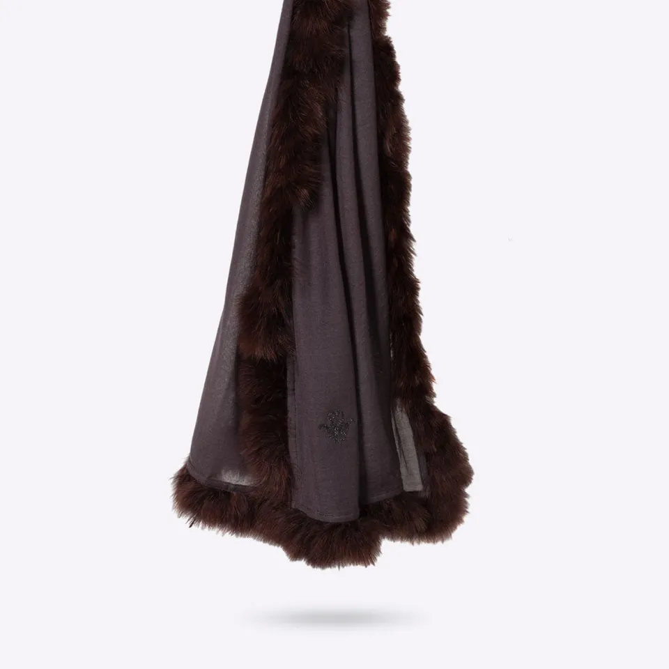 petrusse-amour-cacao-tole-laine-et-soie-plumes image 1