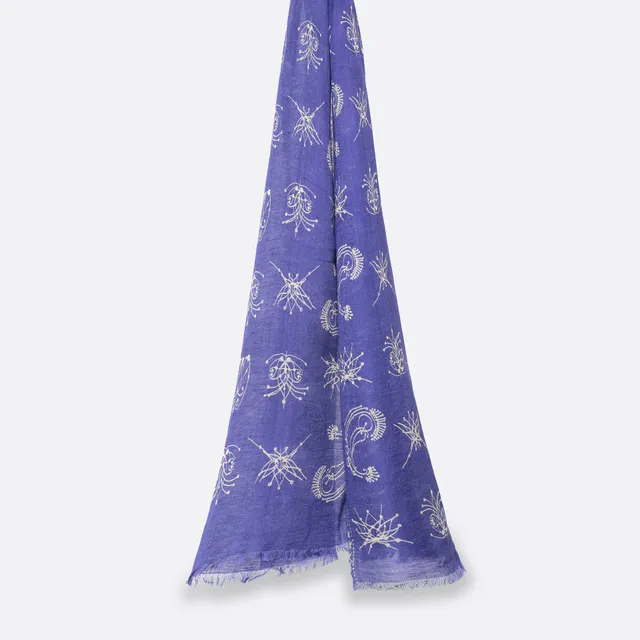 petrusse-tole-anatole-violet-tole-lin-modal-55x180-cm image 1
