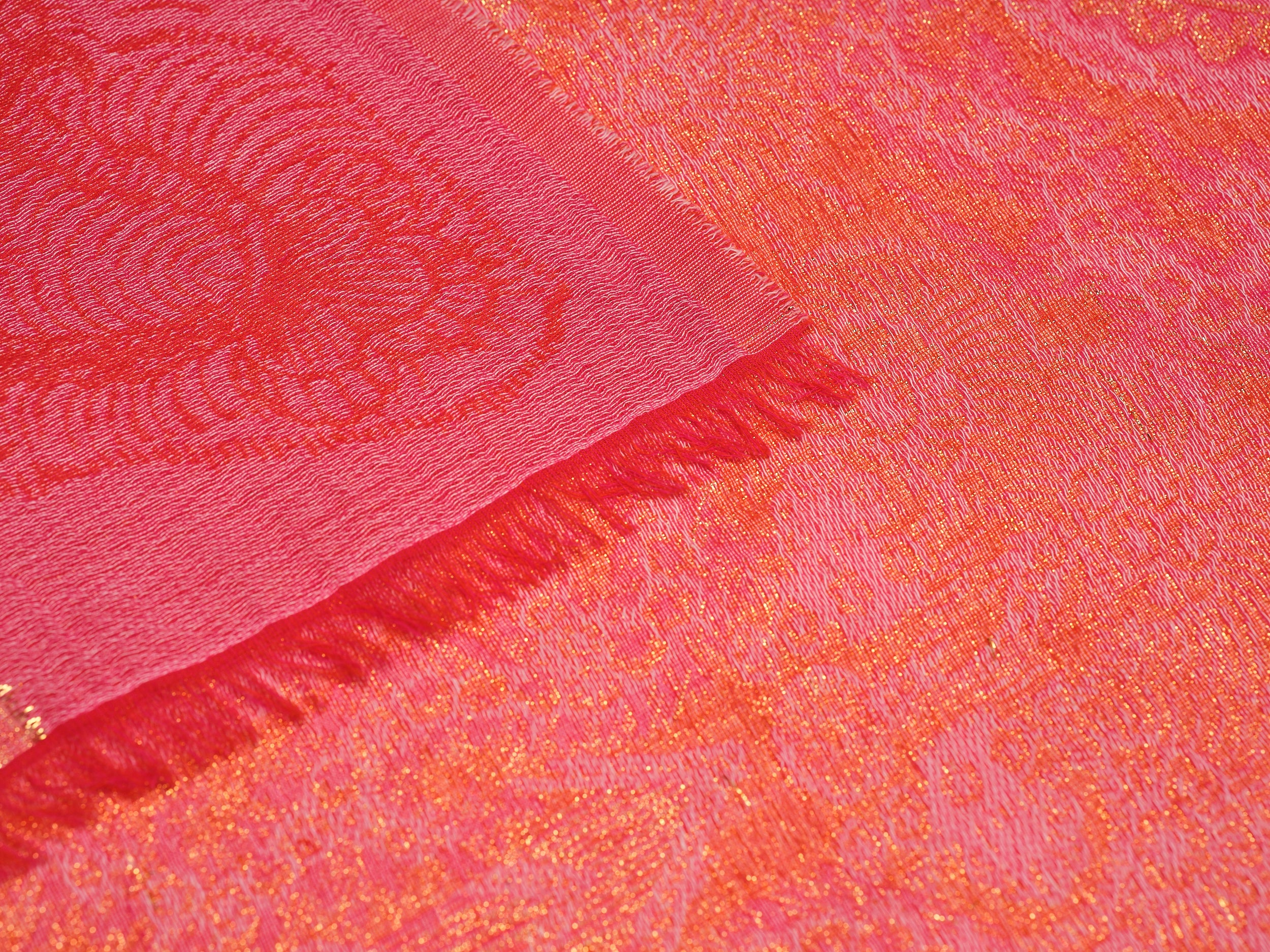 petrusse-carr-coton-130-idaya-orange-grand-foulard-c-r-monie-130x130-cm image 7