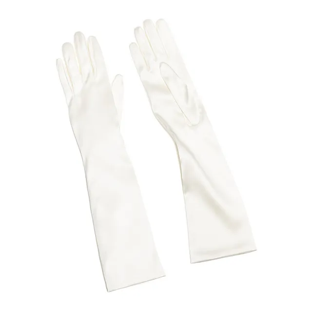 causse-castiglione-gants-mi-longs-en-satin-doubl-s-soie-pour-femme image 1