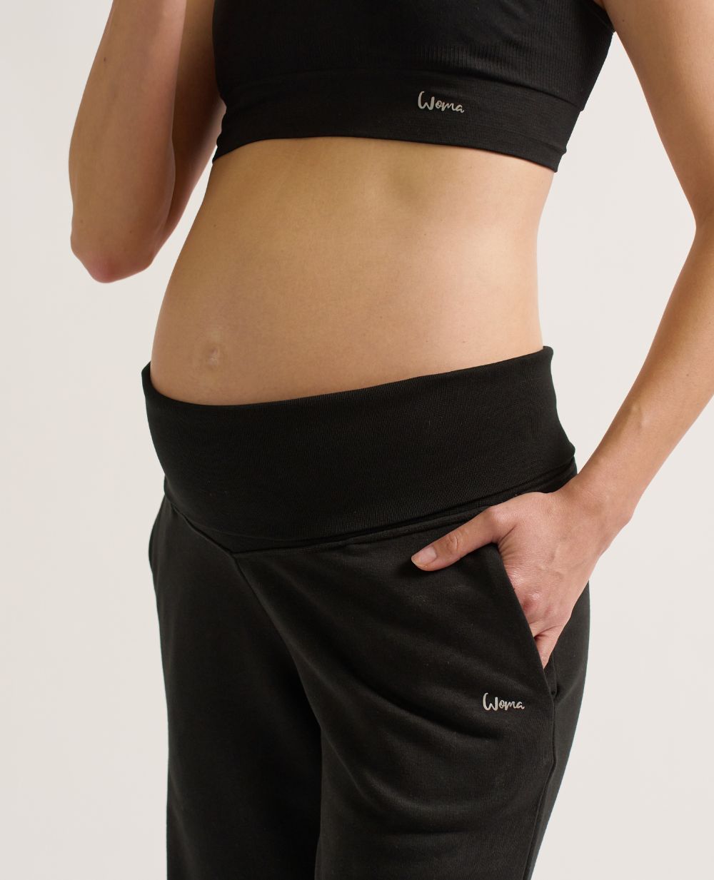 cache-c-ur-jogger-de-sport-et-de-grossesse-woma-noir image 6