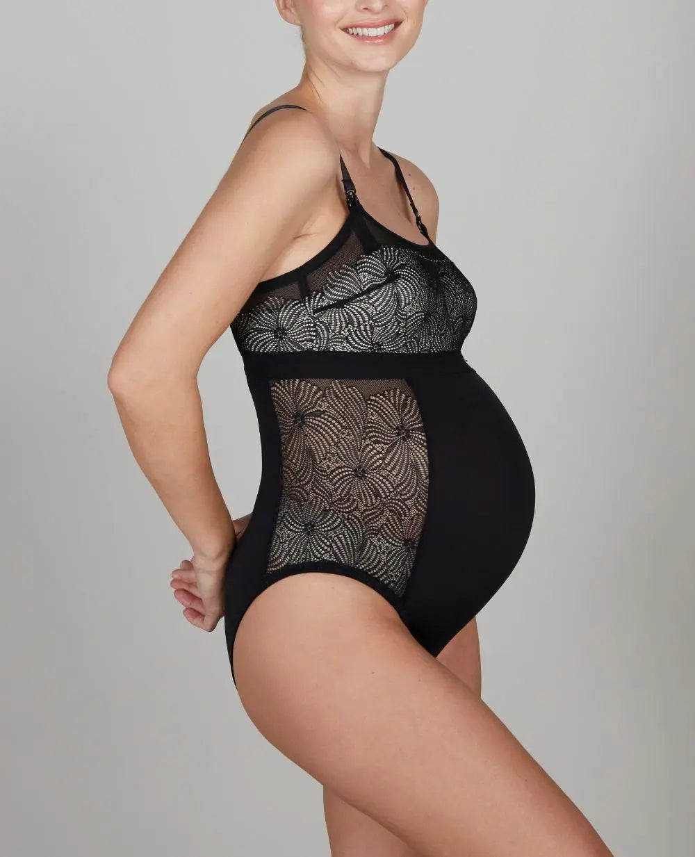 cache-c-ur-dahlia-body-de-grossesse-et-d-allaitement-noir image 5