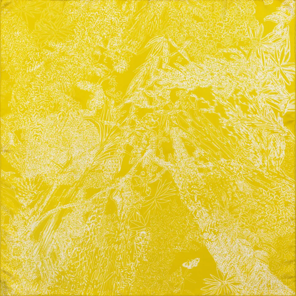 petrusse-carr-soie-65-maya-mini-jaune image 1